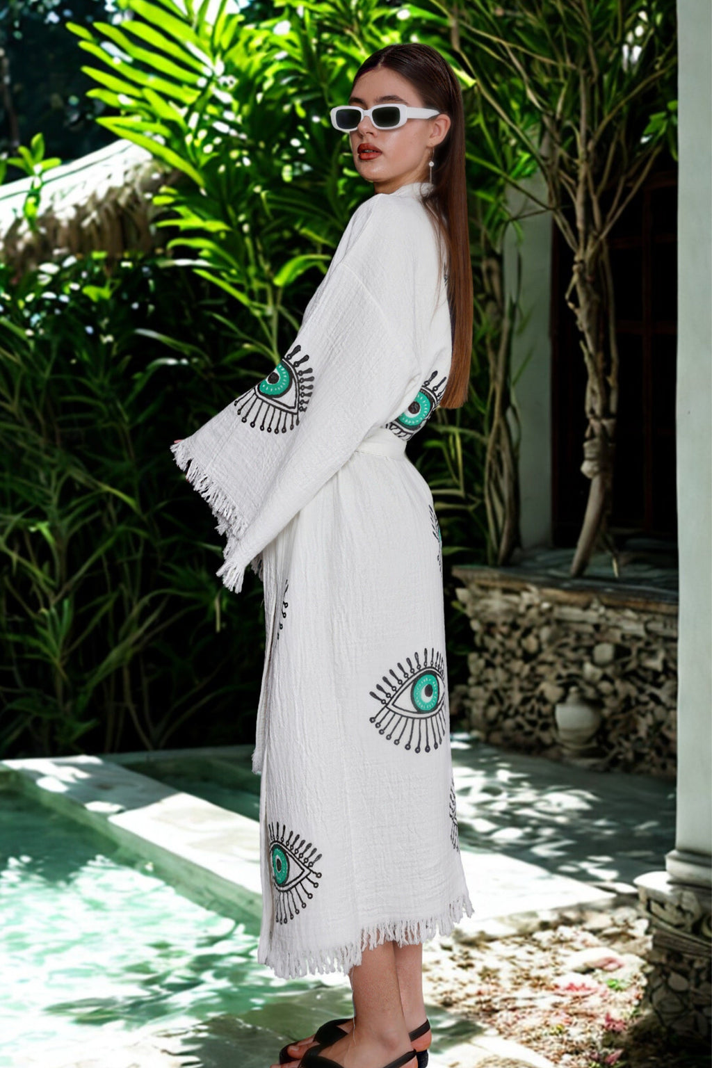 Jade Spirit Organic Cotton Kimono