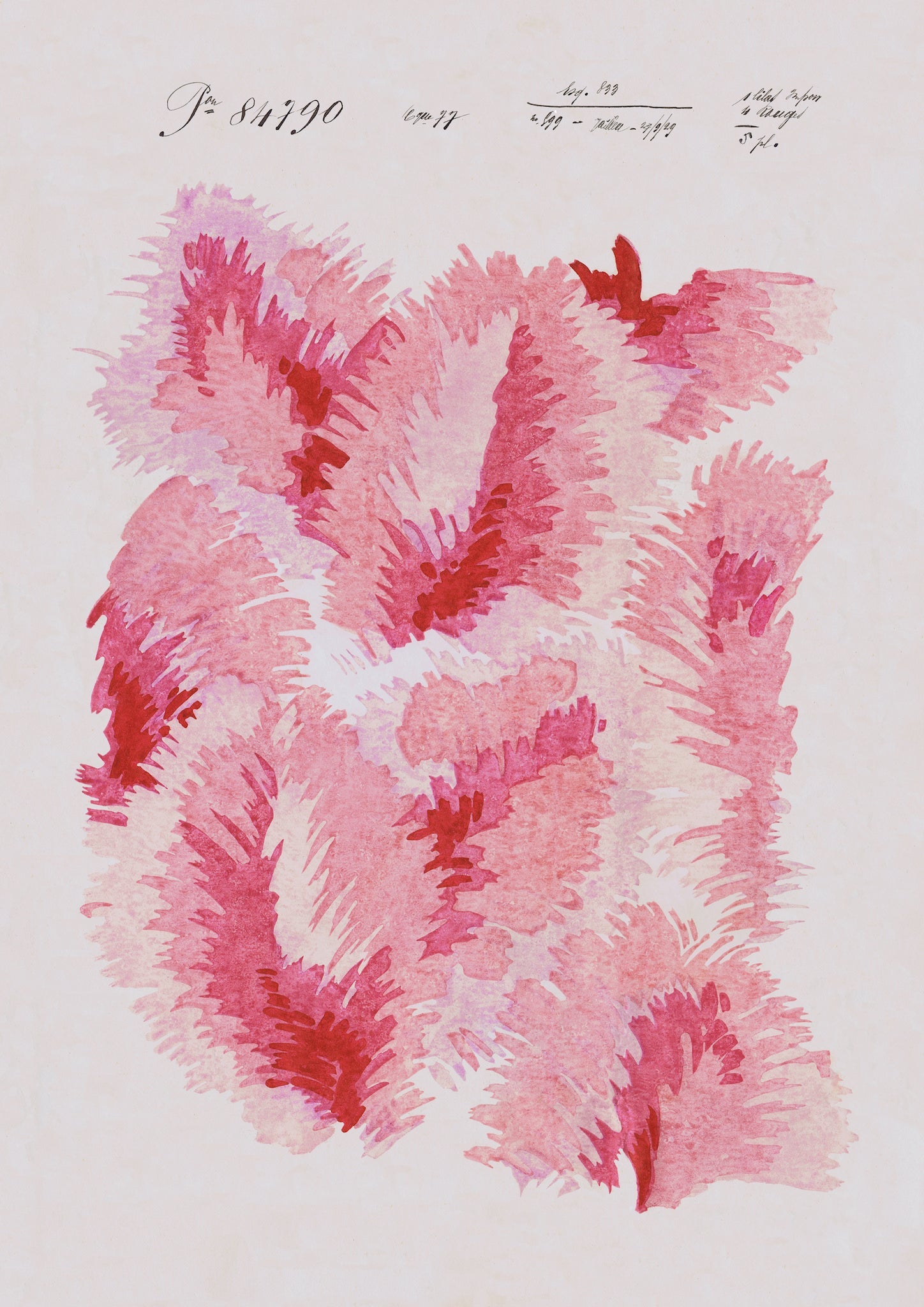 No.032 - Venus Plumes - Vintage Archive Poster Prints