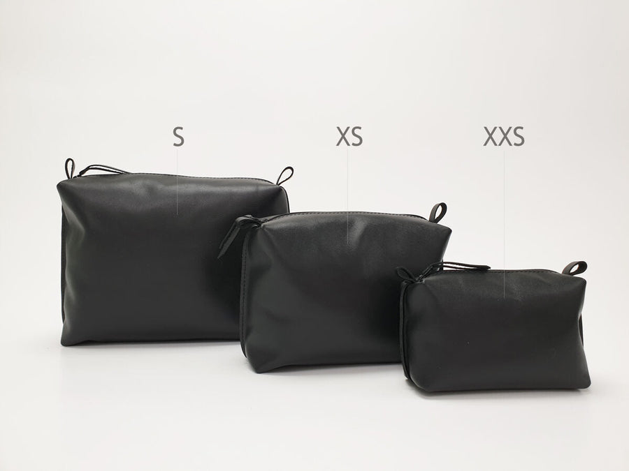 Zelma Kraft Handmade Leather Cosmetic Bag – Unisex & Elegant by Zelma Kraft at brixbailey.com