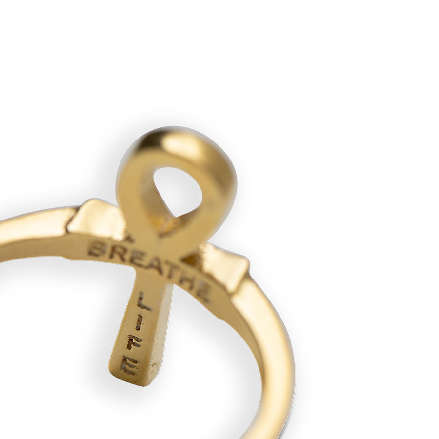 Ankh Eternal Life Ring – Ethical Silver, Symbolic Design by New Vintage by Kriss at brixbailey.com