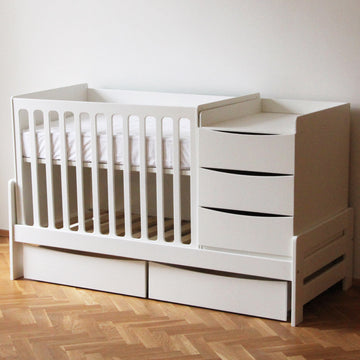 Adensen Smart Baby Crib Set – Grows with Your Child, Versatile & Durable by Adensen at www.brixbailey.com