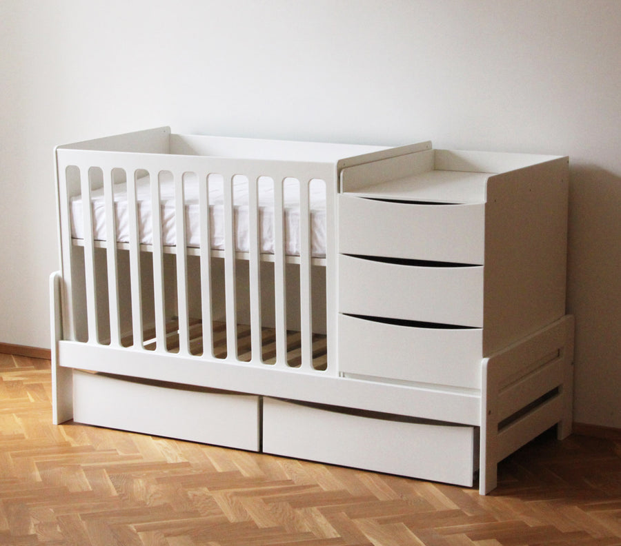 Adensen Smart Baby Crib Set – Grows with Your Child, Versatile & Durable by Adensen at www.brixbailey.com