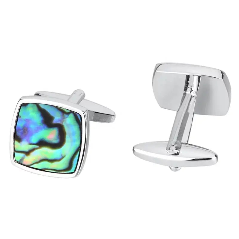 Abalone Seashell Cufflinks