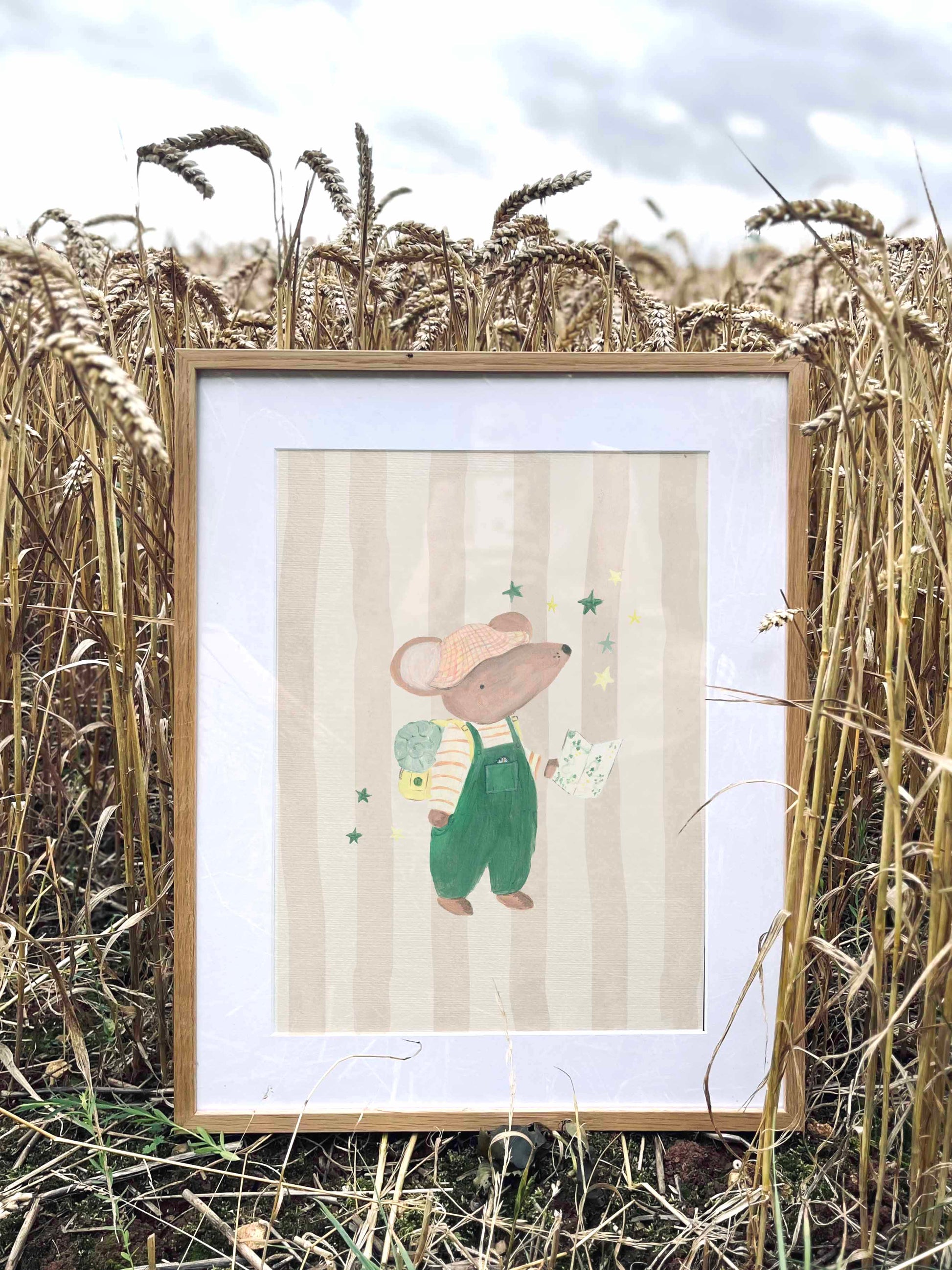 Adventure Awaits Mouse Art Print