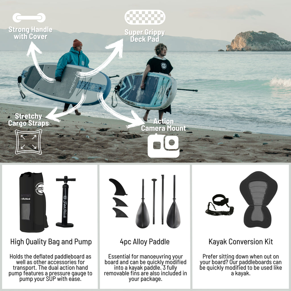 10.6 Inch Inflatable Stand Up Paddle Board Complete Package 2026