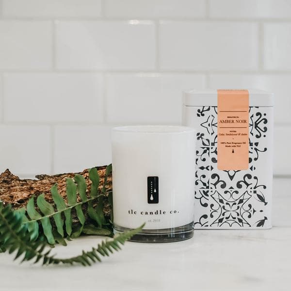 Amber Noir Sandalwood Soy Candle