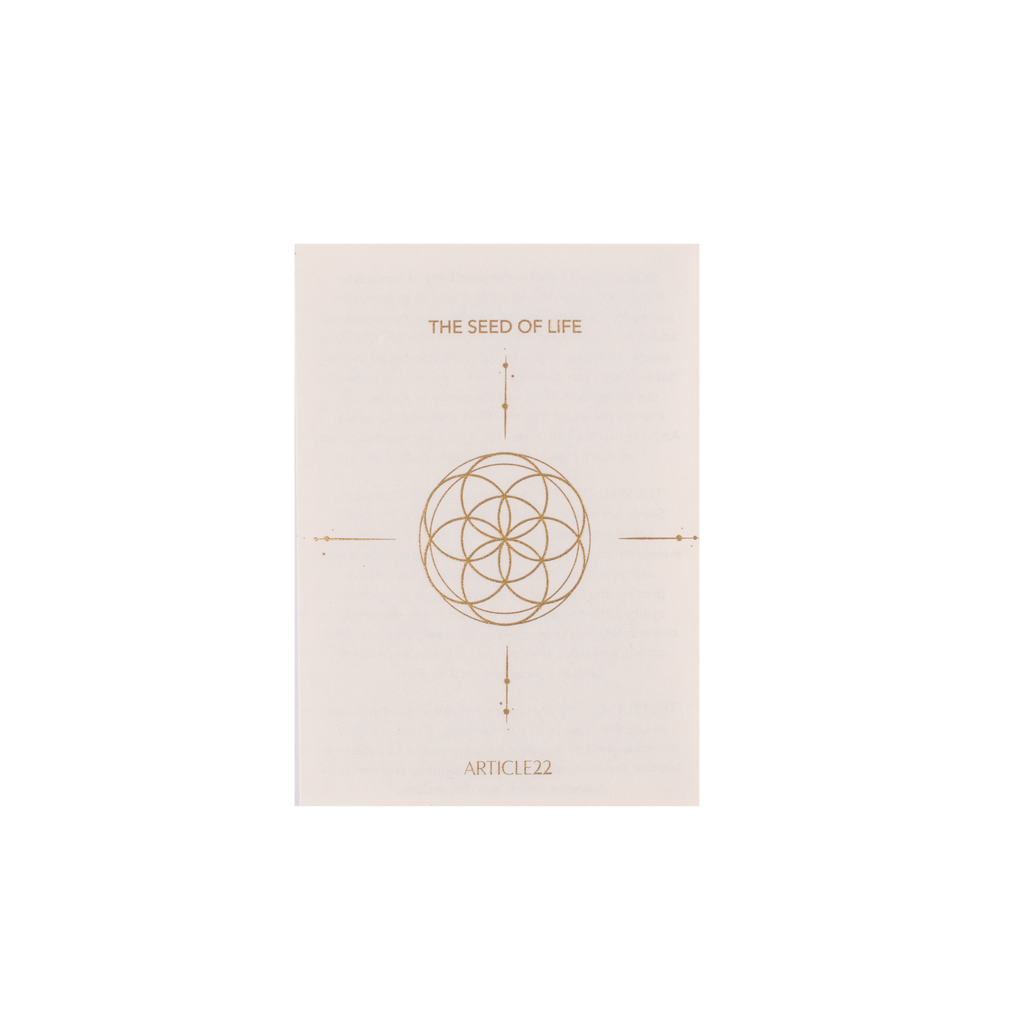 Seed of Life Necklace with Diamond in Silver or Gold