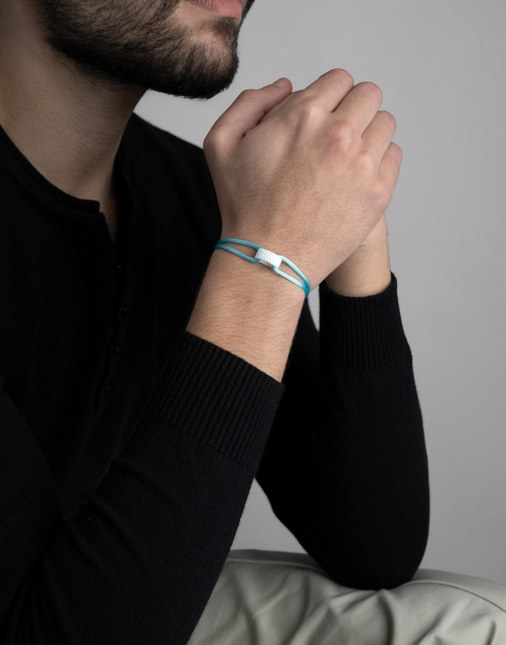 Snow Regent Cord Bracelet