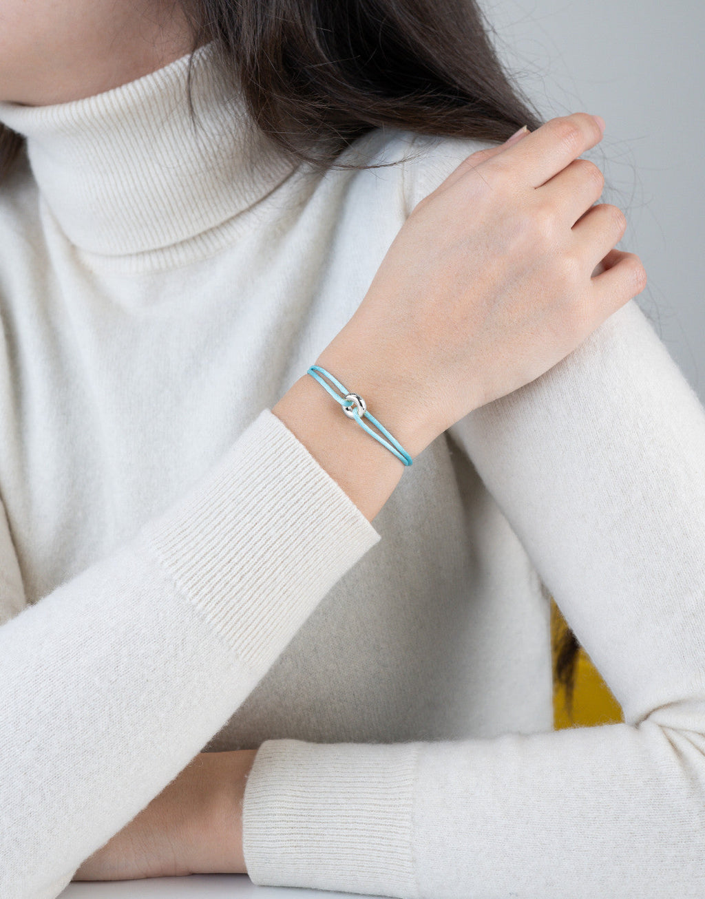 Mini Silver Soho Cord Bracelet