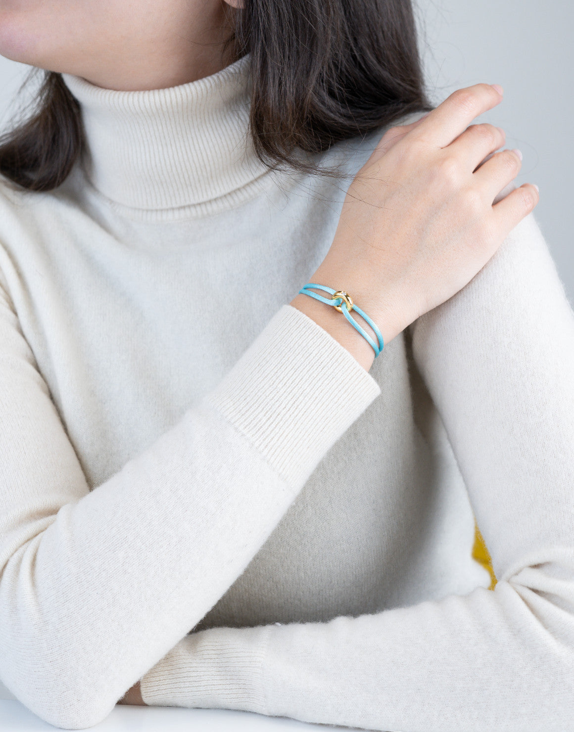 Golden Soho Diamond Cord Bracelet