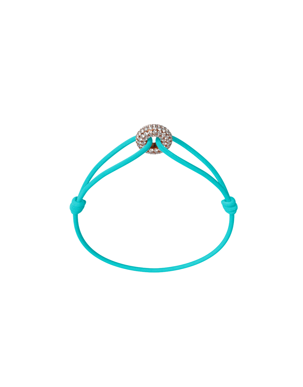 Mini Rose Soho Pavé Cord Bracelet