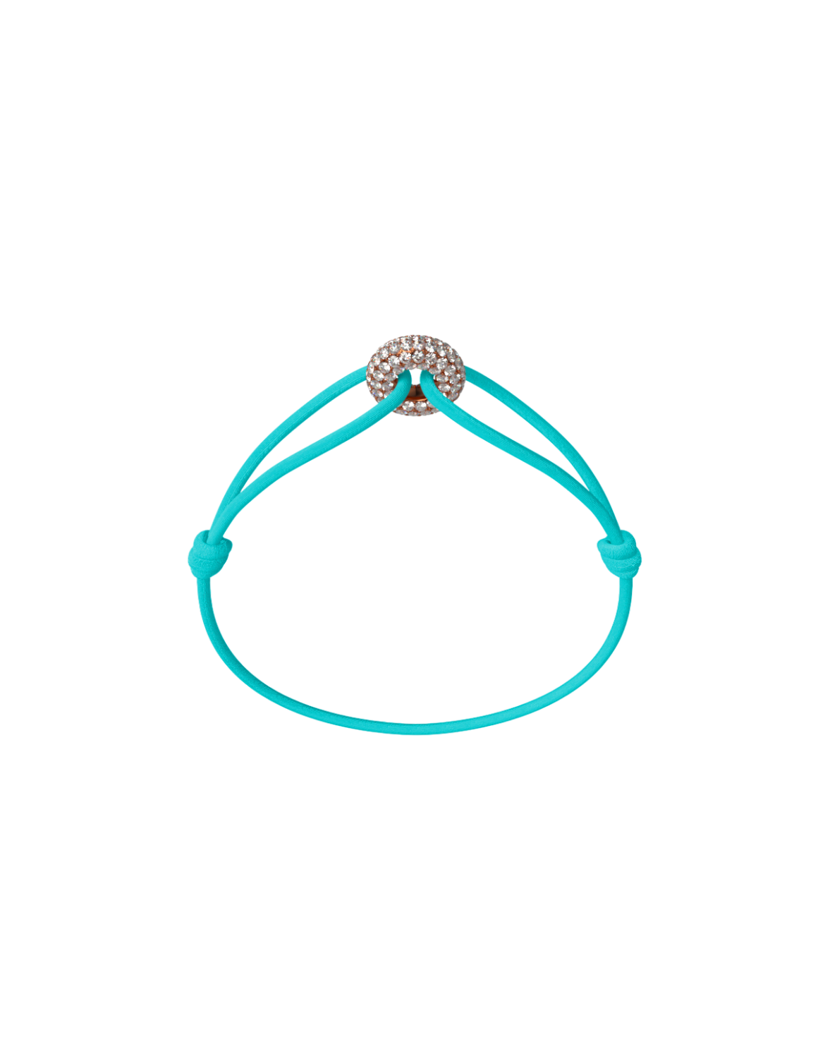 Mini Rose Soho Pavé Cord Bracelet