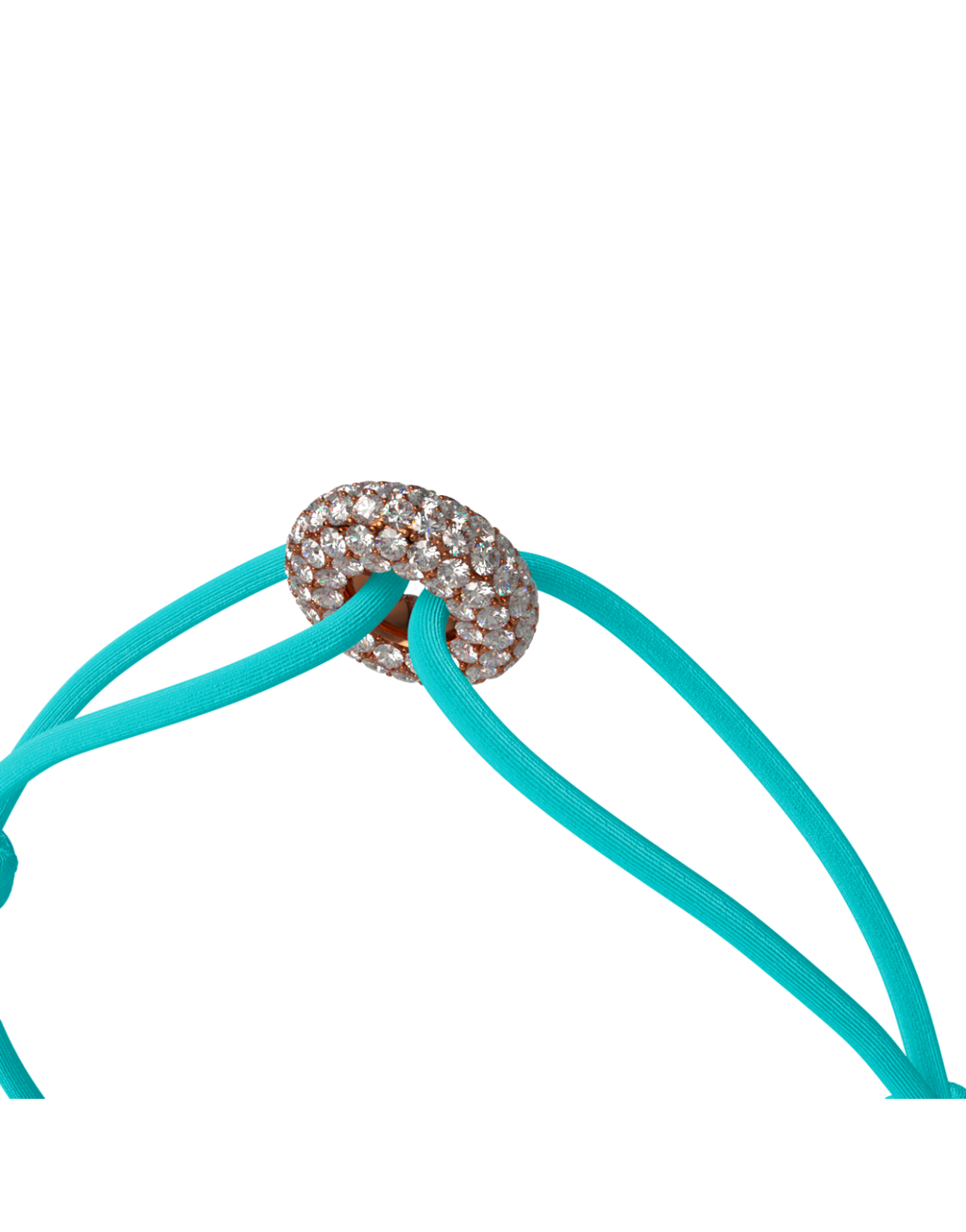 Mini Rose Soho Pavé Cord Bracelet