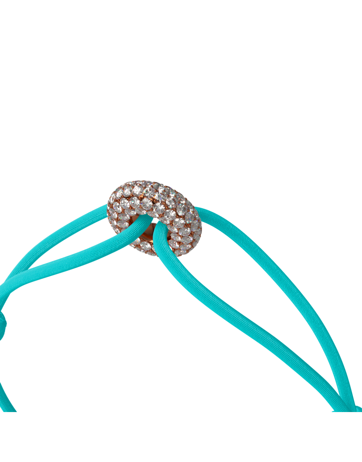 Mini Rose Soho Pavé Cord Bracelet