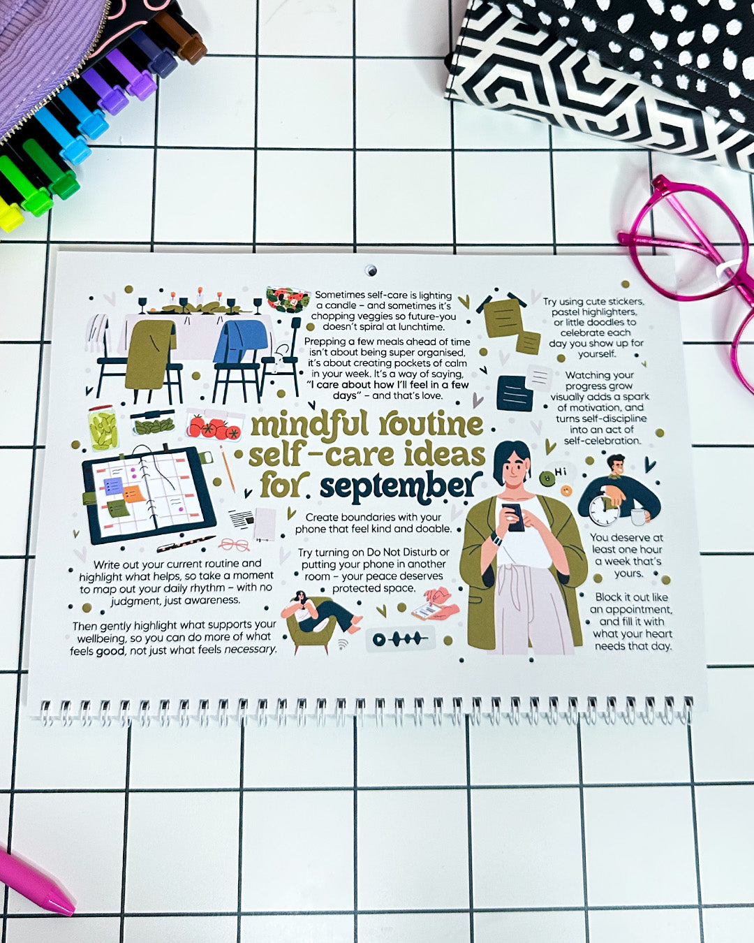 2026 Dated Calendar: A Self-Love Journey