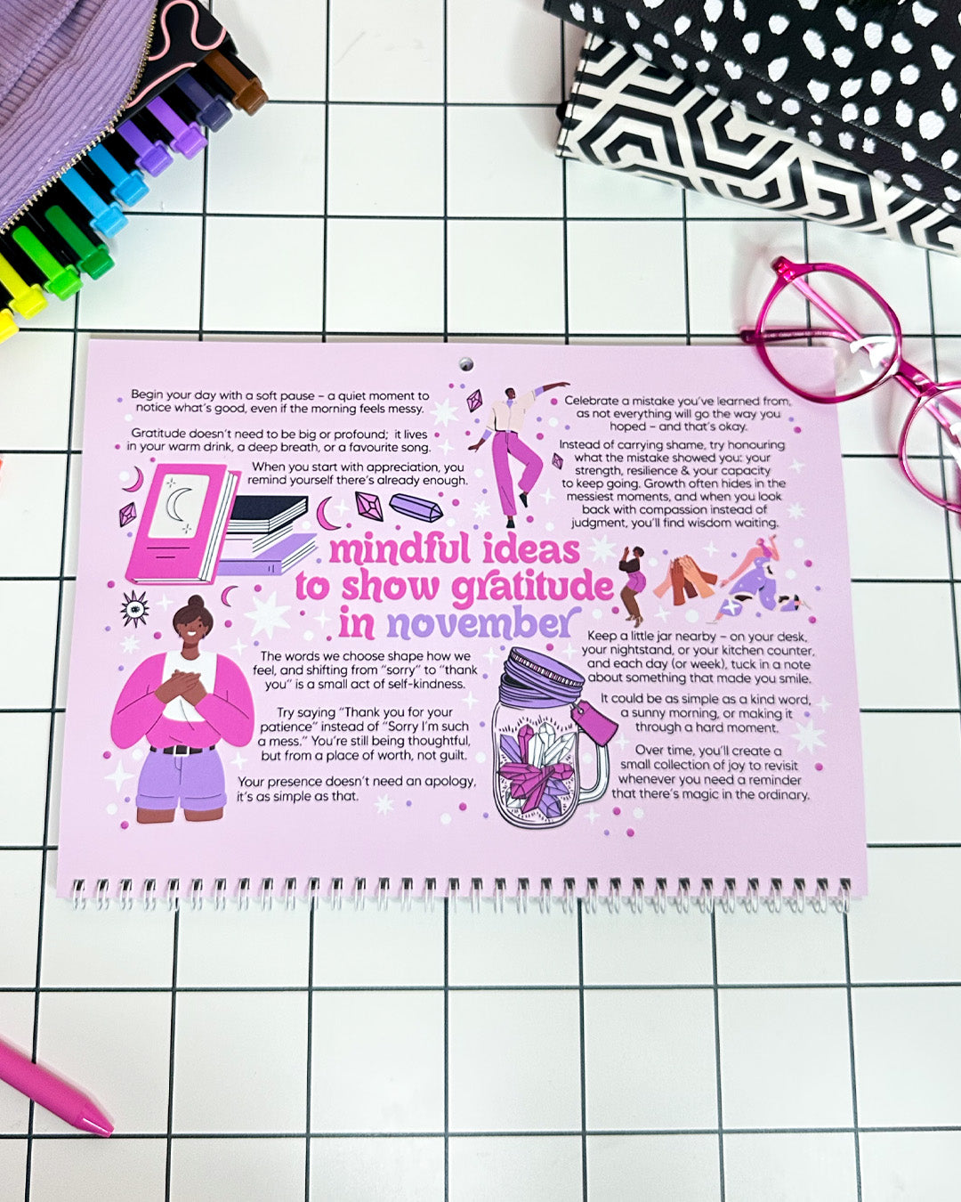 2026 Dated Calendar: A Self-Love Journey