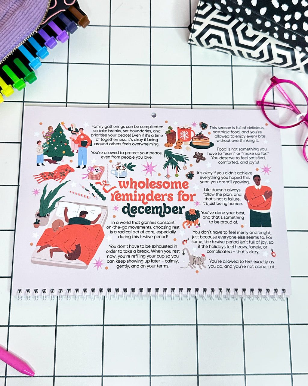 2026 Dated Calendar: A Self-Love Journey