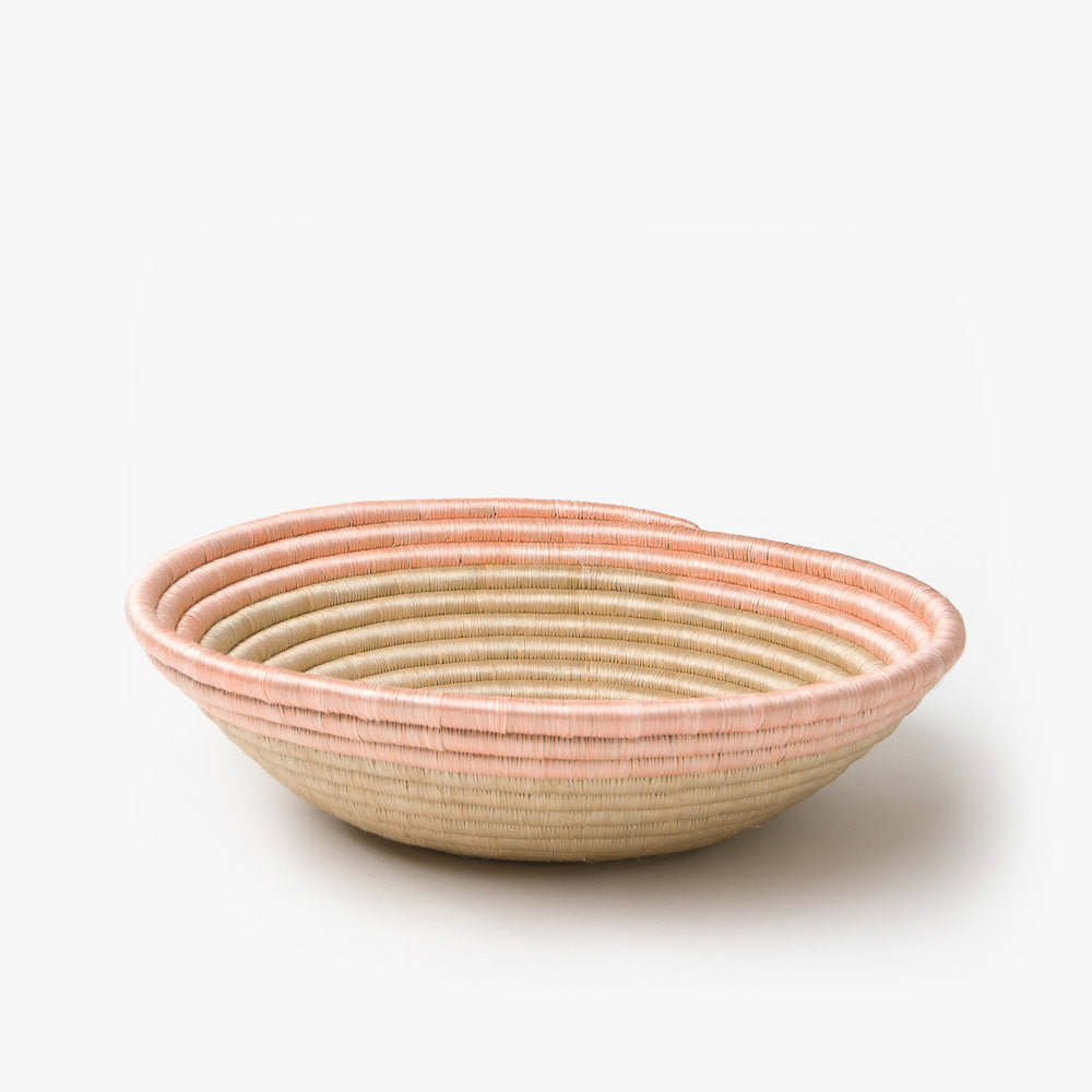 Woven Sisal Bowl in Natural Tea