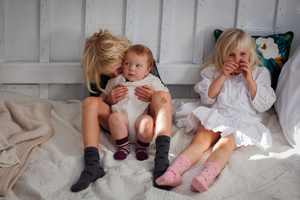 Hundreds Pink Crew Socks for Babies