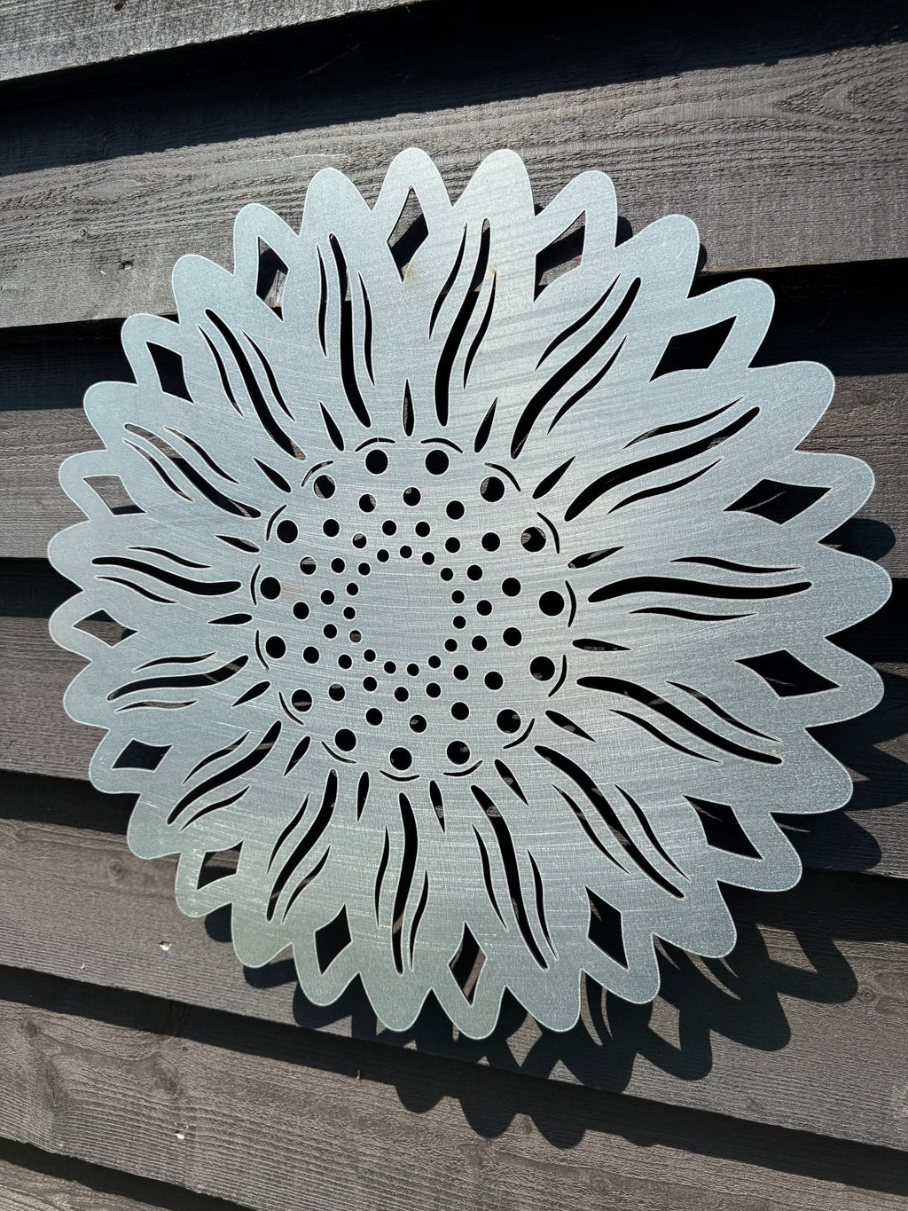 Large Galvanized Steel Sunflower  Garden Decoration