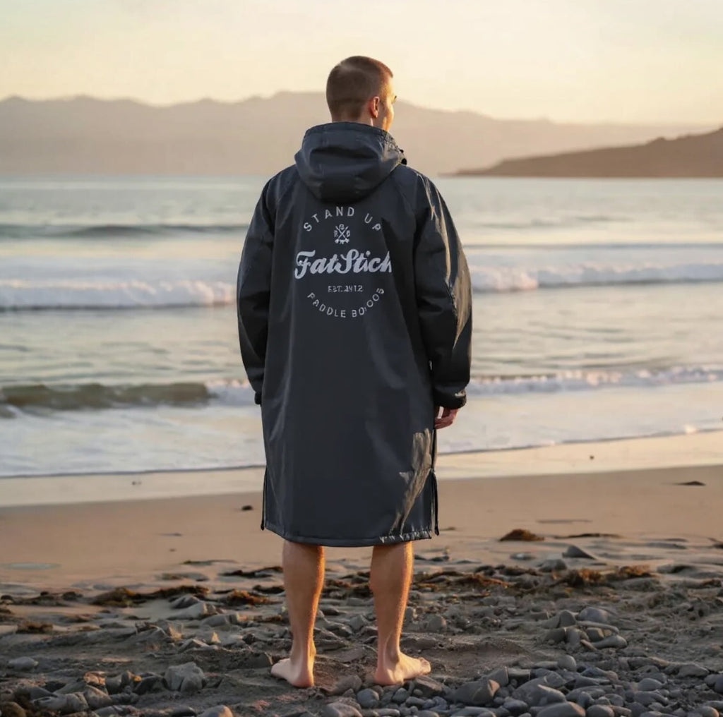 Waterproof Changing Robe with Free Beanie in Recycled Fleece