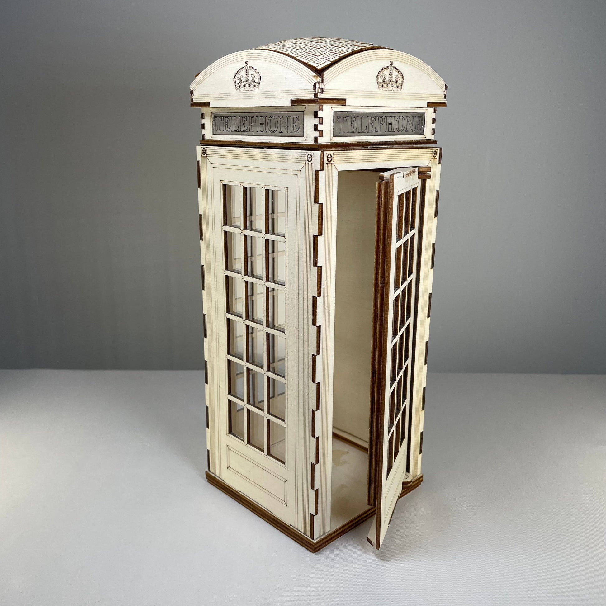 Telephone Box Lamp - Flatpack Model Kit by Curious Rabbit ®