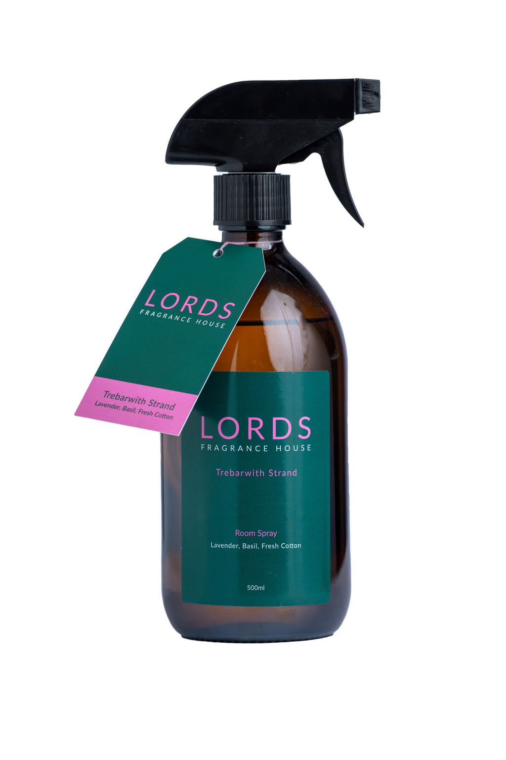 Room and Linen Spray Amber Glass 500ml