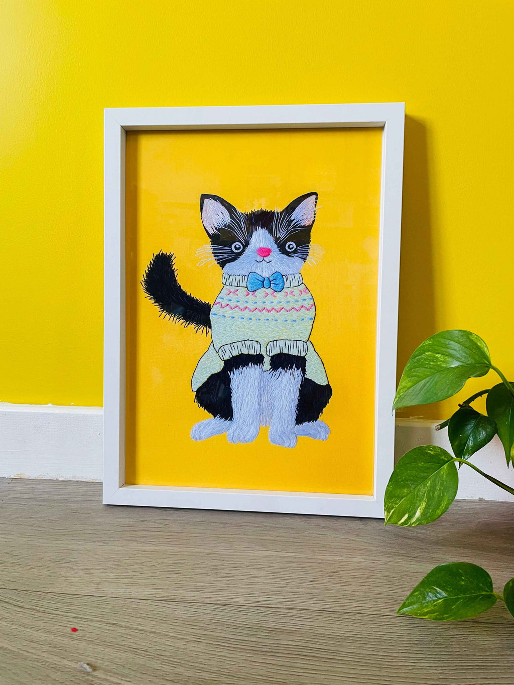 Noodle the Jumper Cat Original Art Charity Print