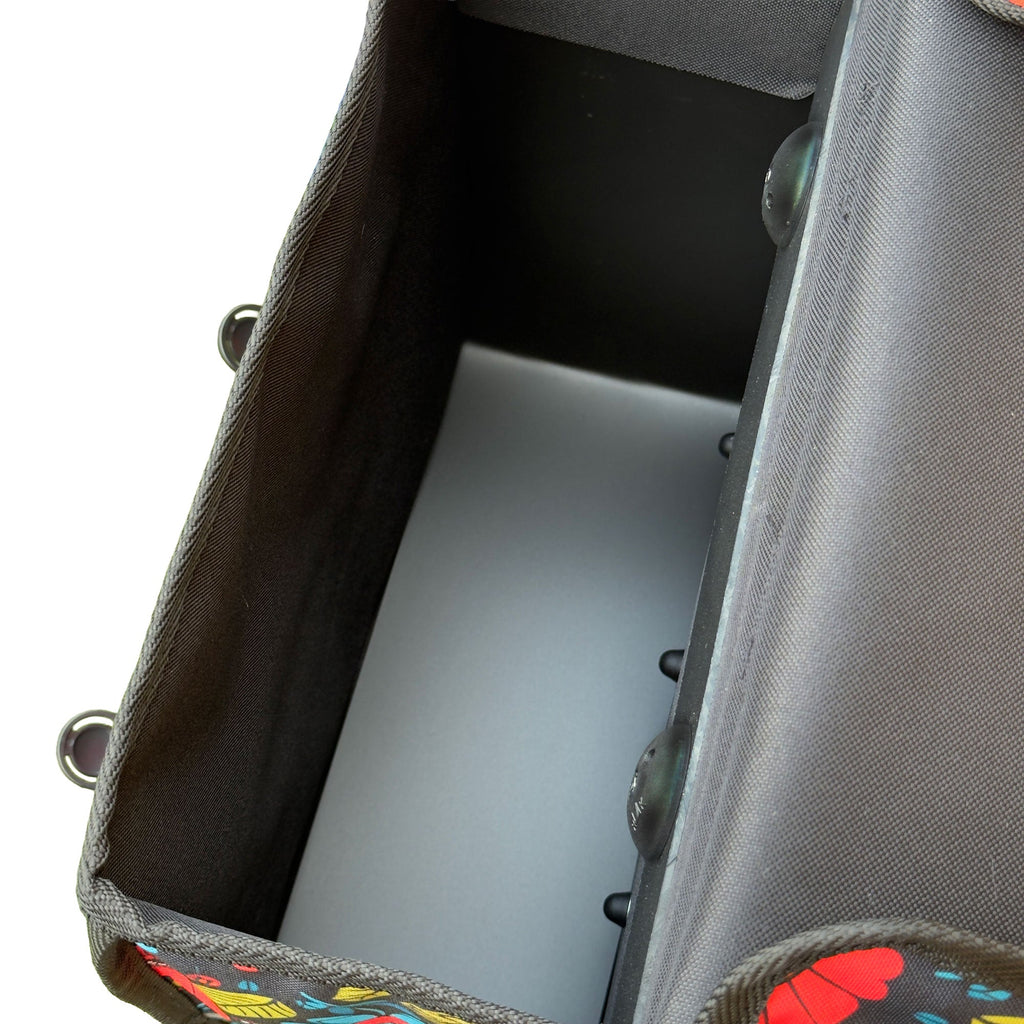 BikyBag Classic Single Pannier Bag for Bicycle Rear Carrier Rack (Floral Fiesta)