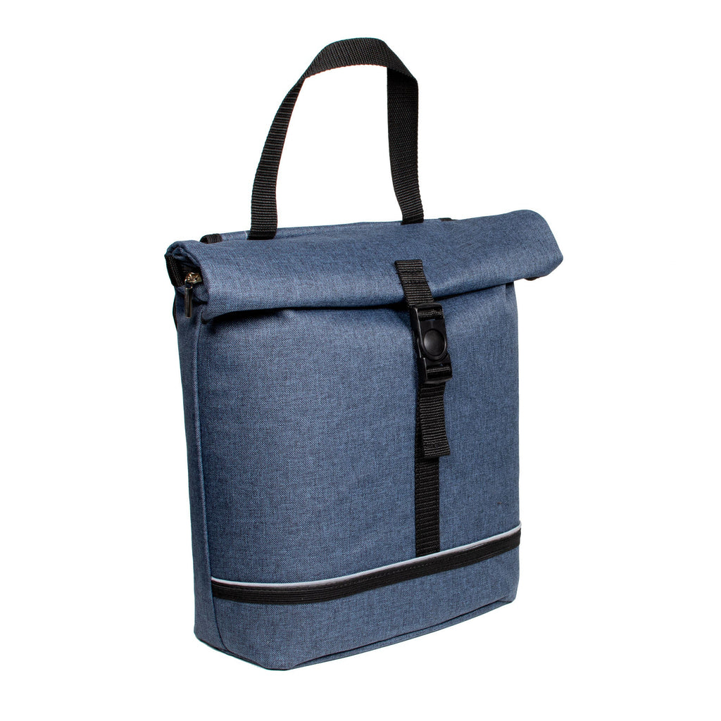 BikyBag Shopper - Bicycle Single Pannier Bag (Denim Blue)