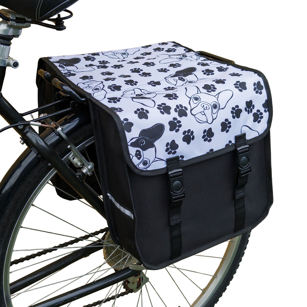 BikyBag Classic - Bicycle Double Pannier Bag (Dogs)