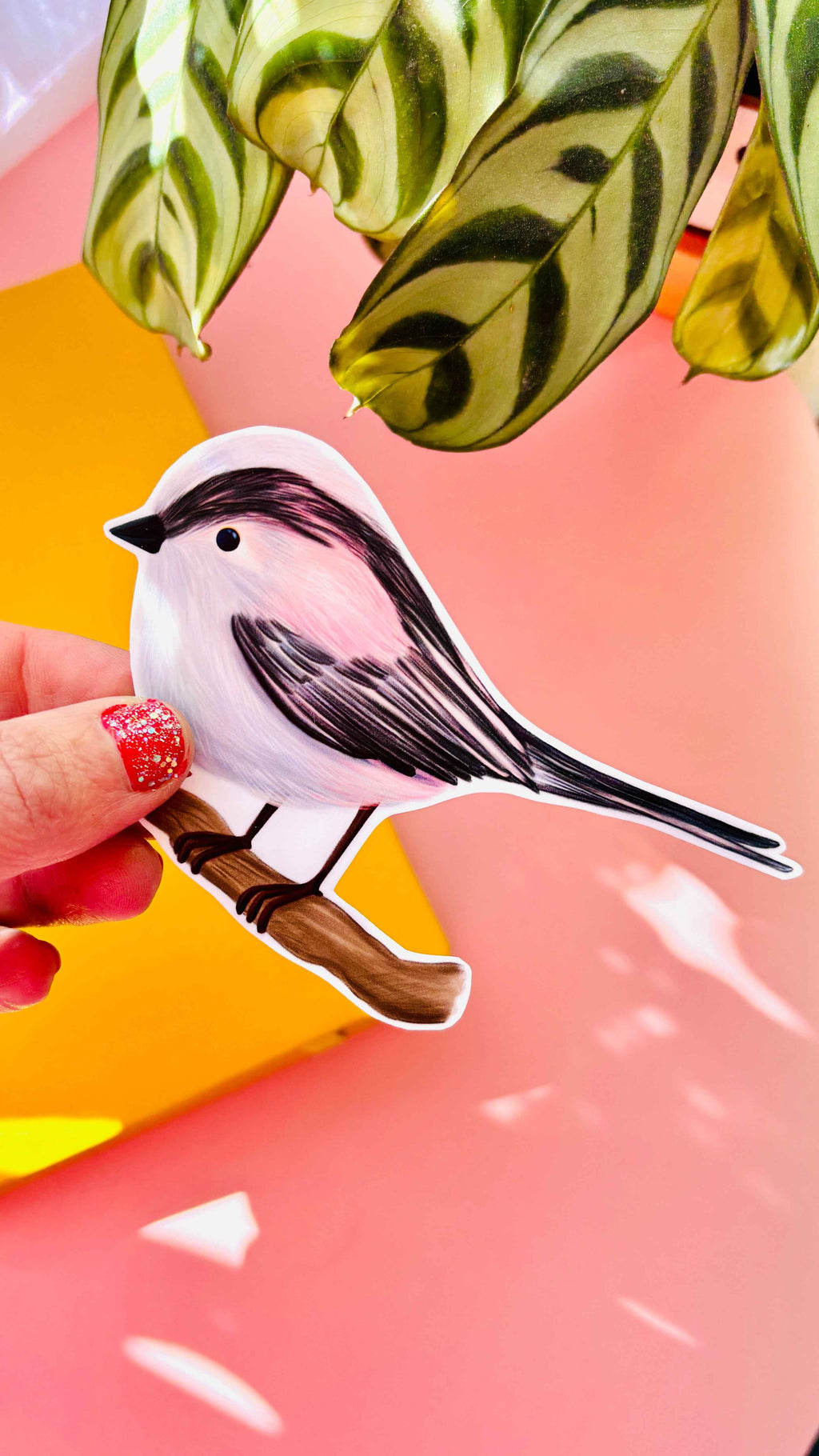 Garden Birds 10cm Vinyl Stickers: Nature Inspired Waterproof Decals