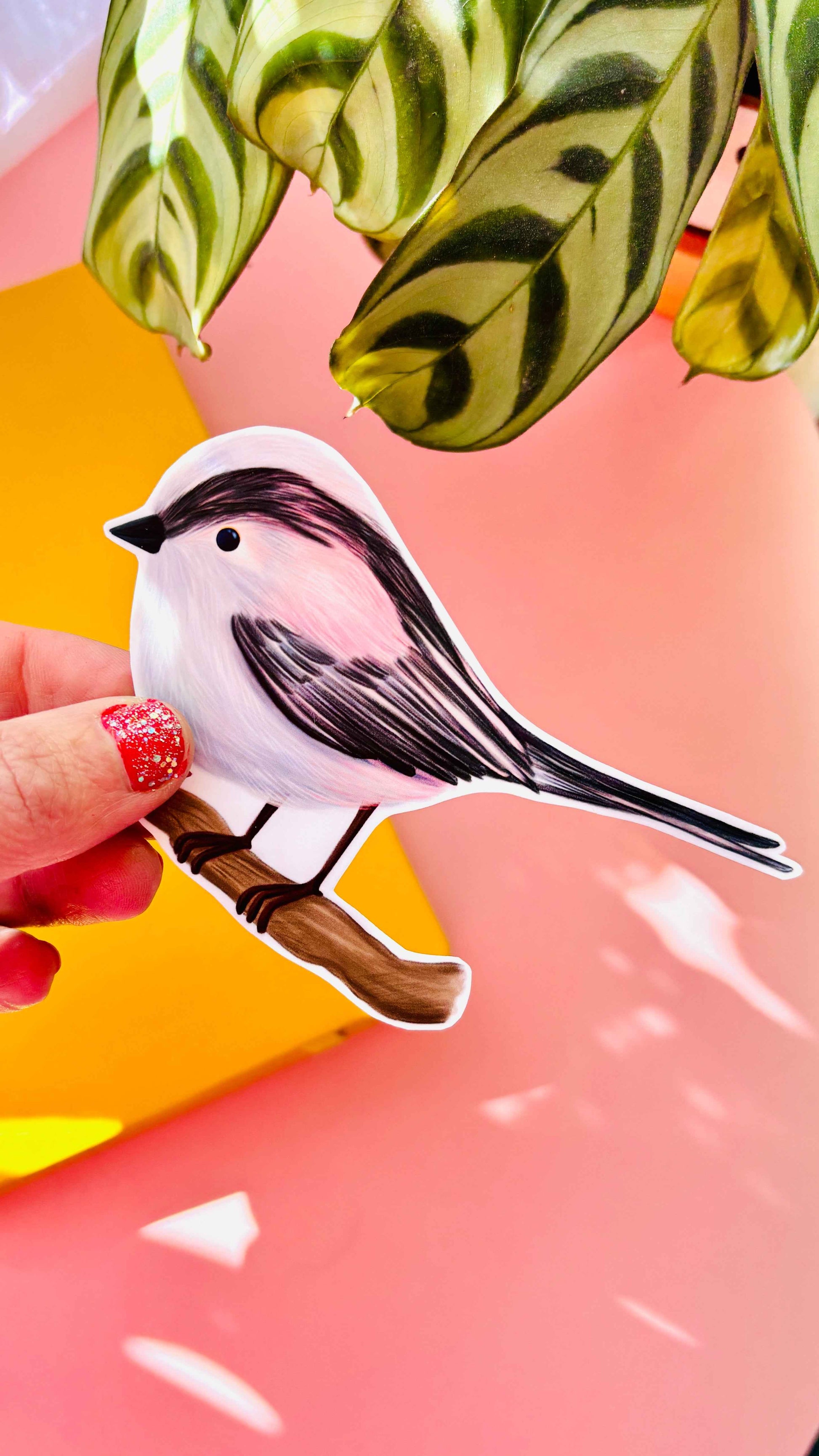 Garden Birds 10cm Vinyl Stickers: Nature Inspired Waterproof Decals