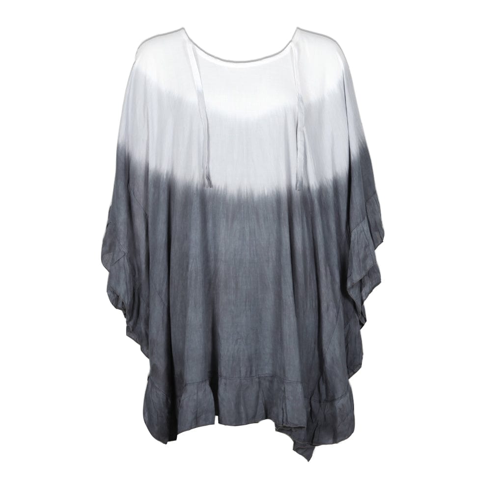 Ombre Dyed Poncho Tunic
