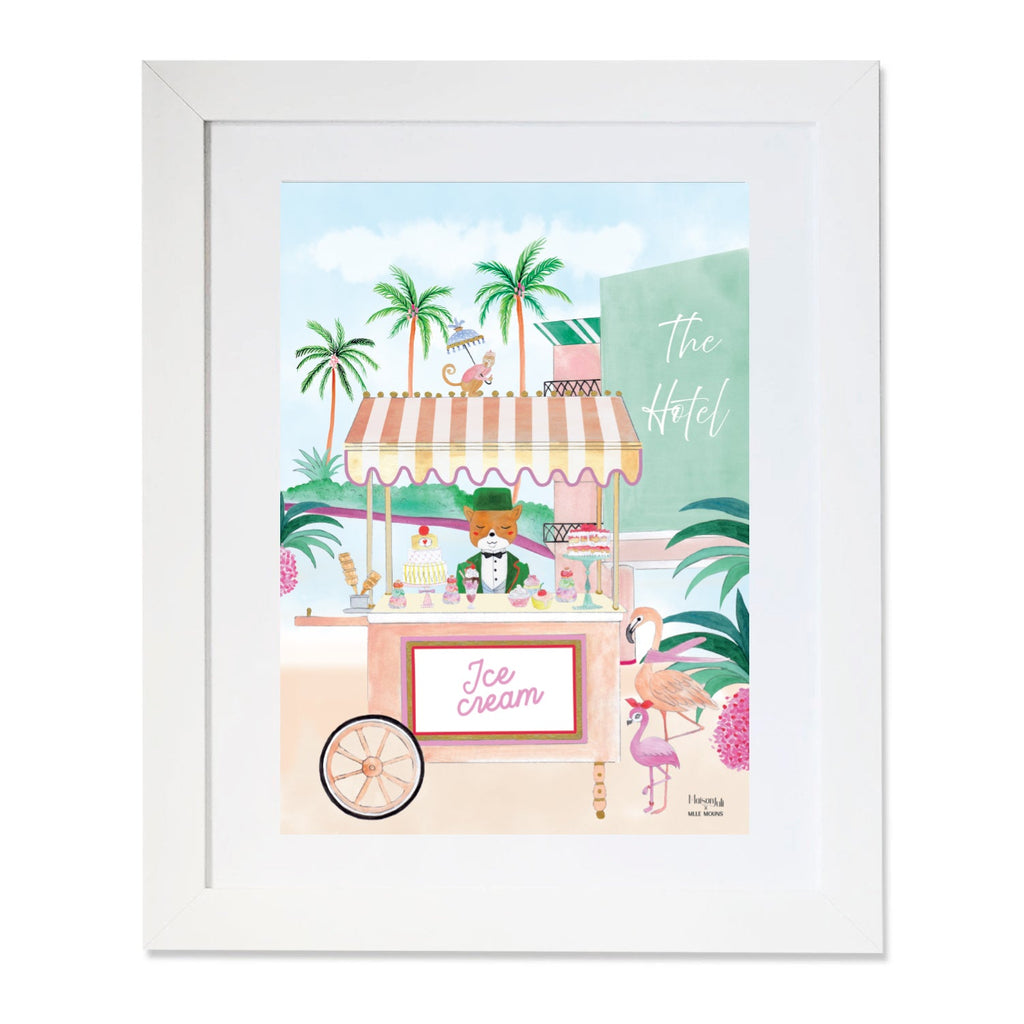 The Personalised Beverly Hills Artwork for girls