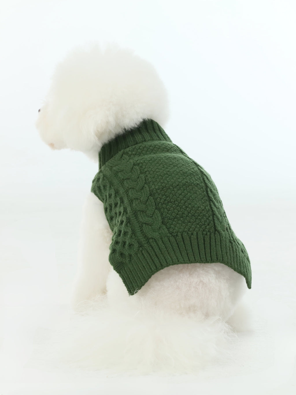Green Pet Sweater Vest for Dogs and Cats