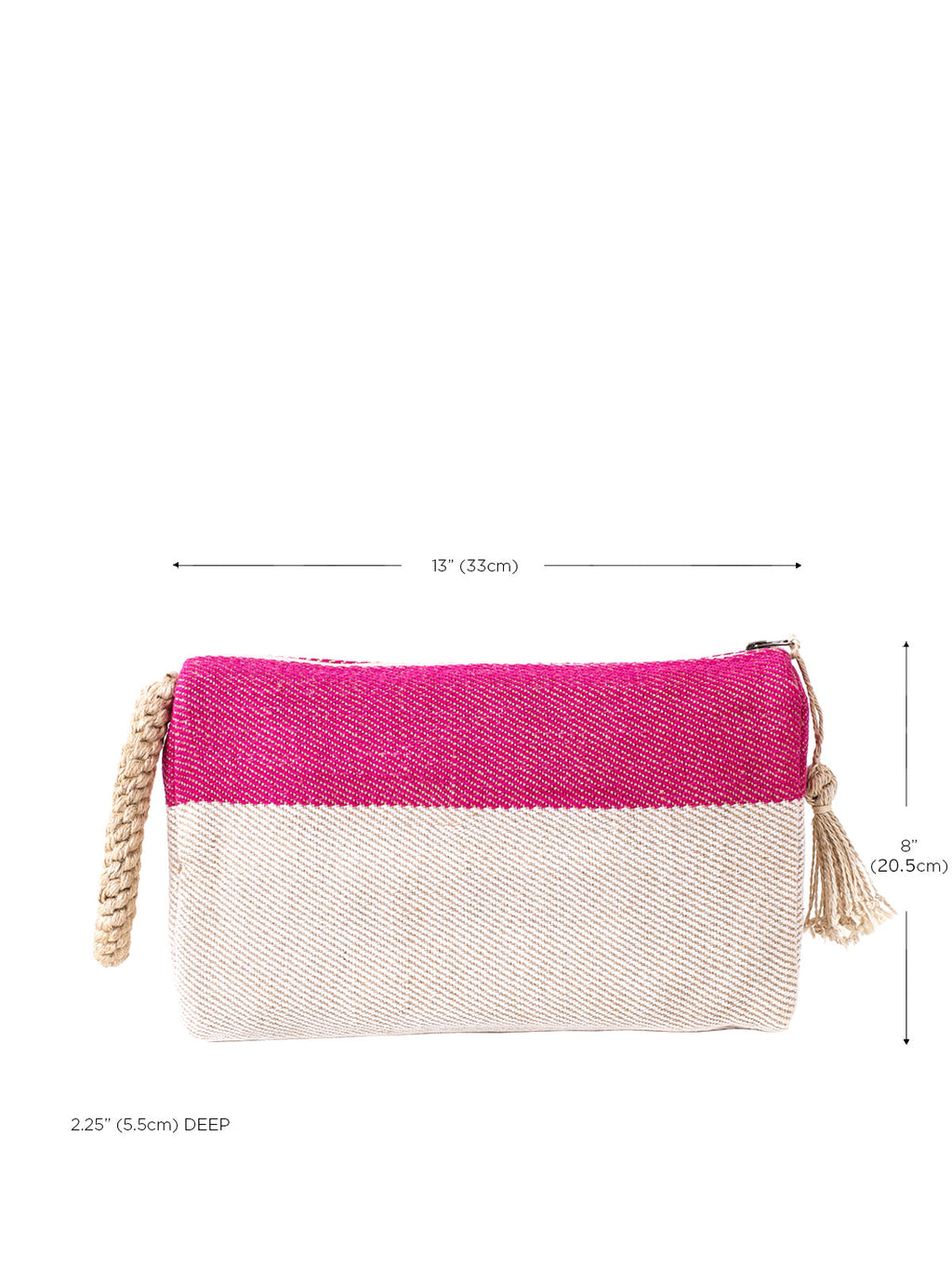 Block A Clutch in Pink