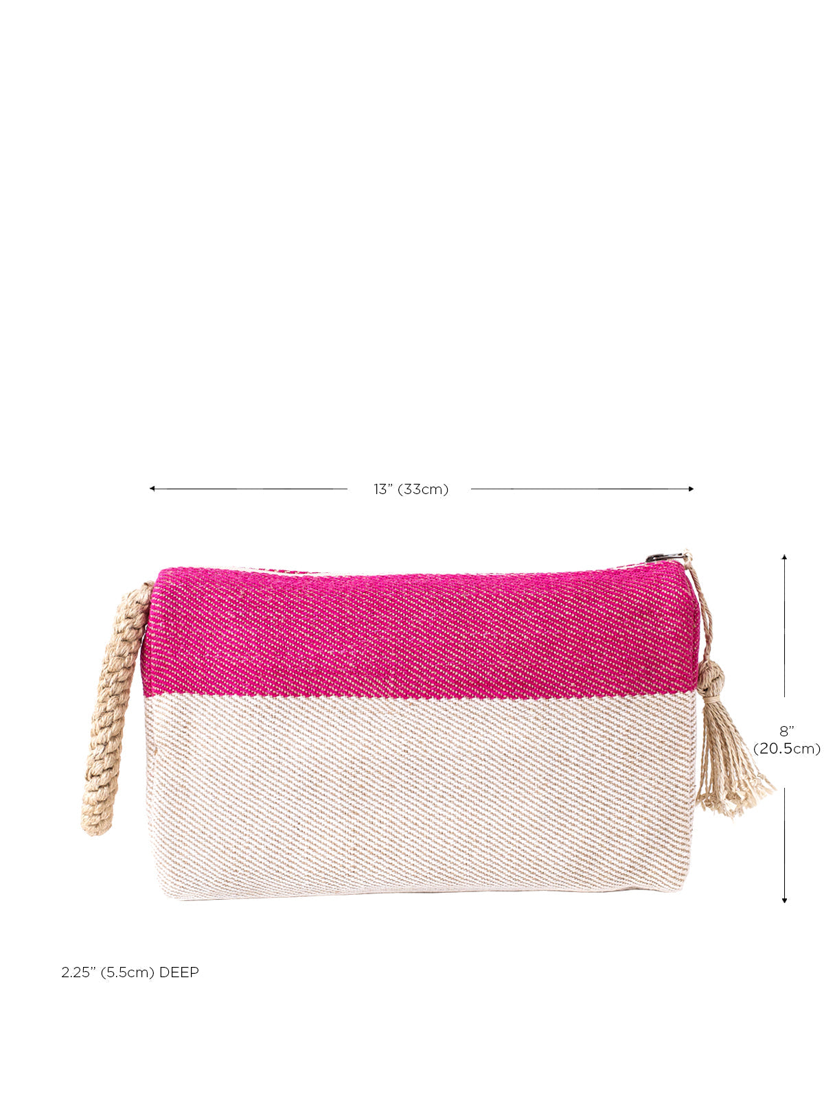 Block A Clutch in Pink