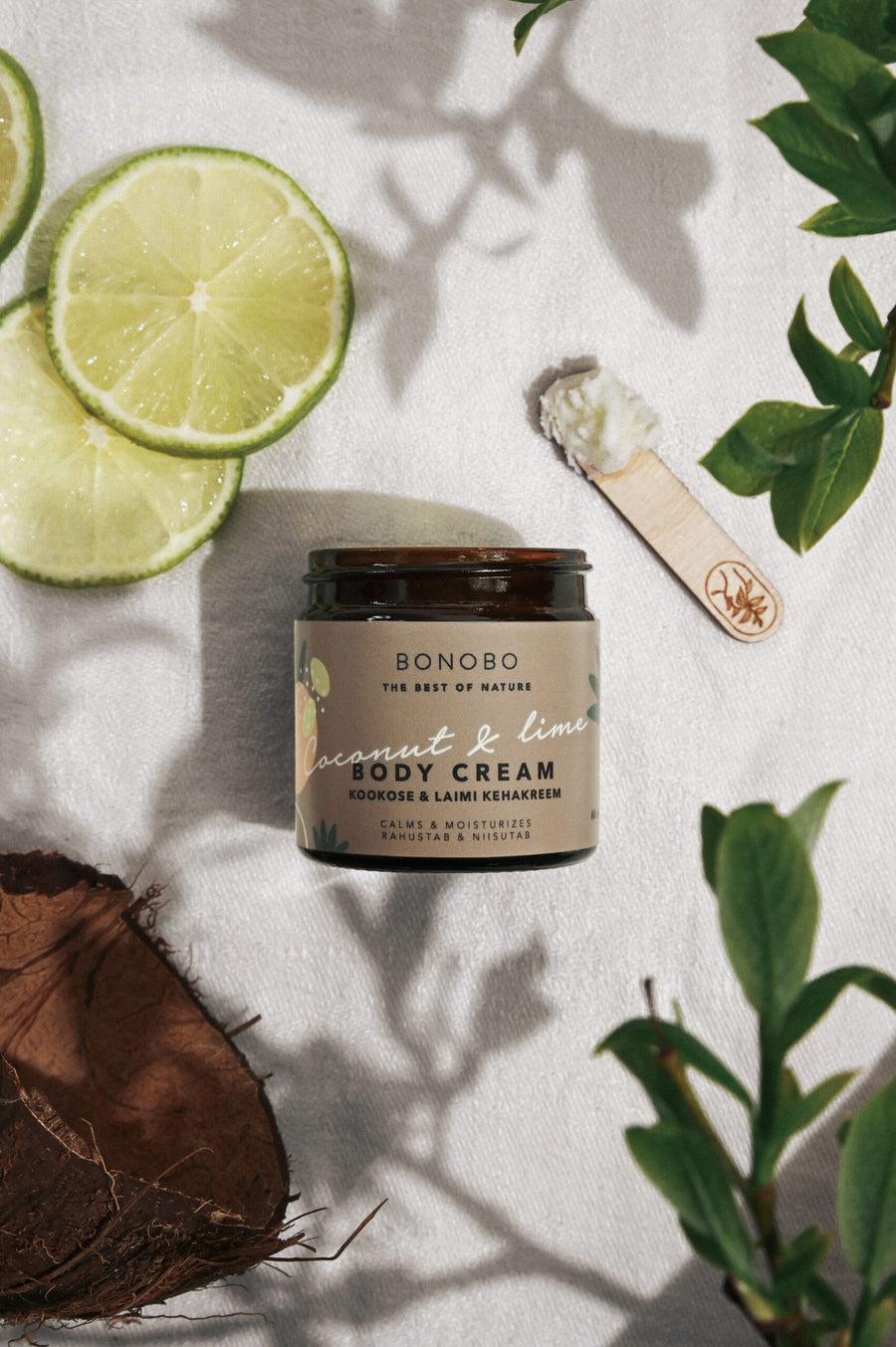 Coconut & Lime Body Cream – Soothing, Moisturizing & Anti-Aging by BONOBO at www.brixbailey.com