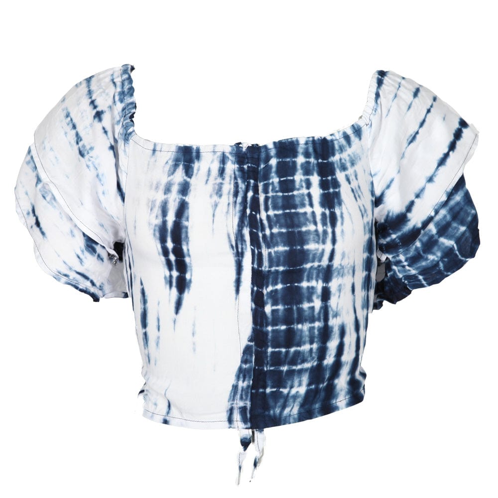 Tie Dye Off Shoulder Bardot Top