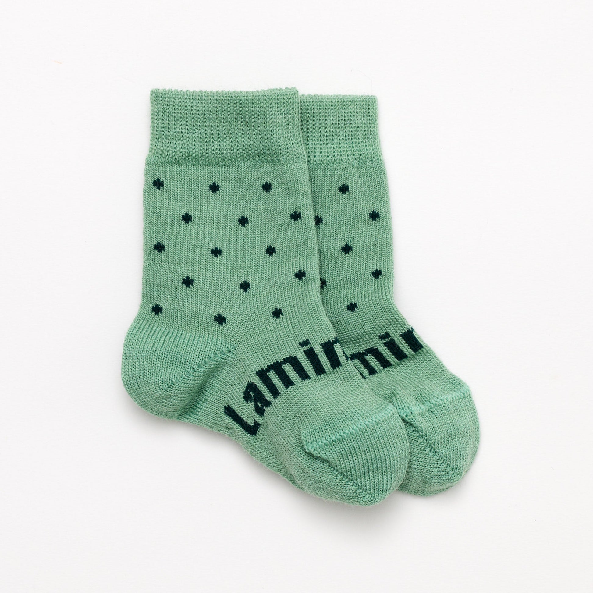 Apple Merino Wool Crew Socks for Baby