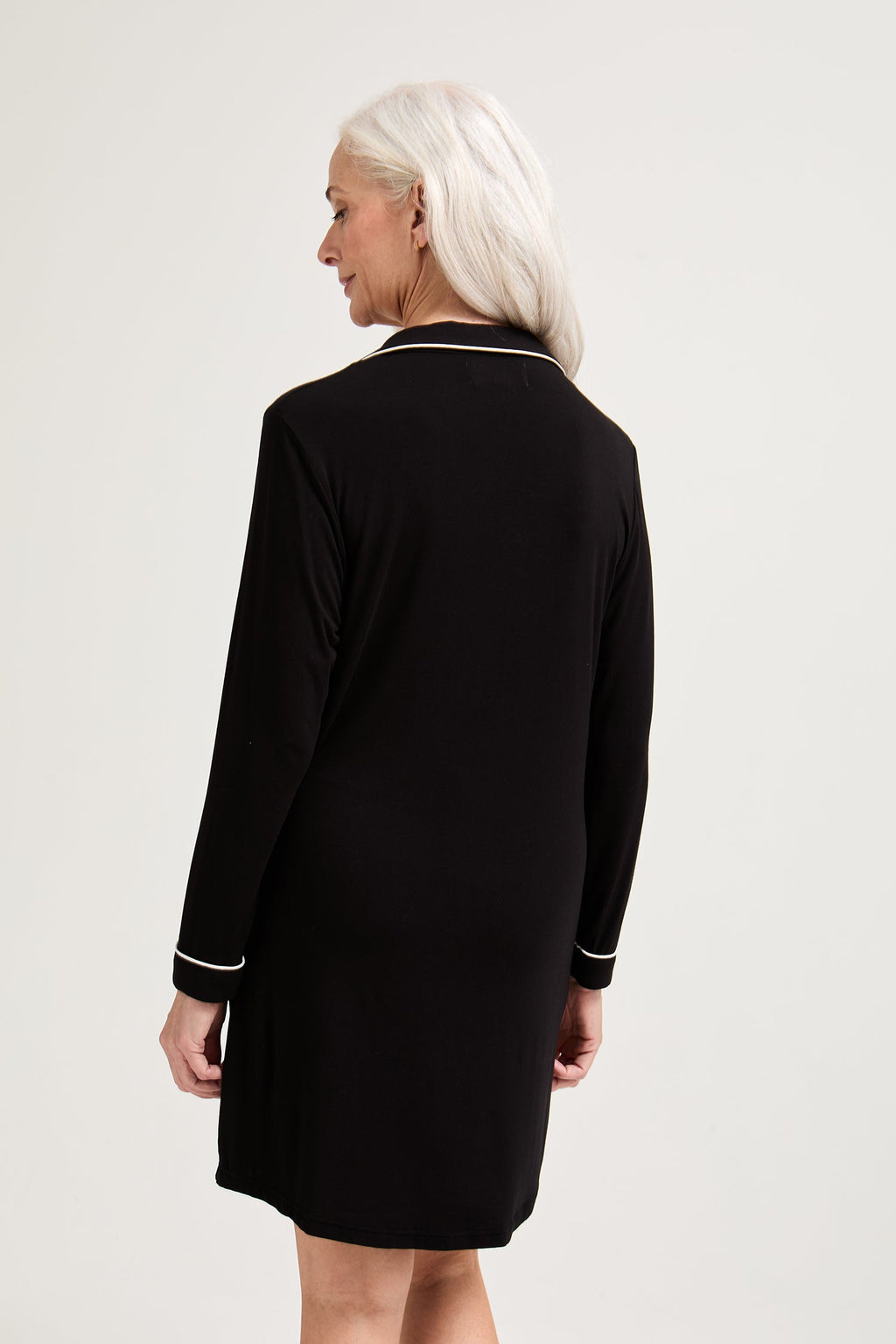 Bamboo Nightshirt in Black