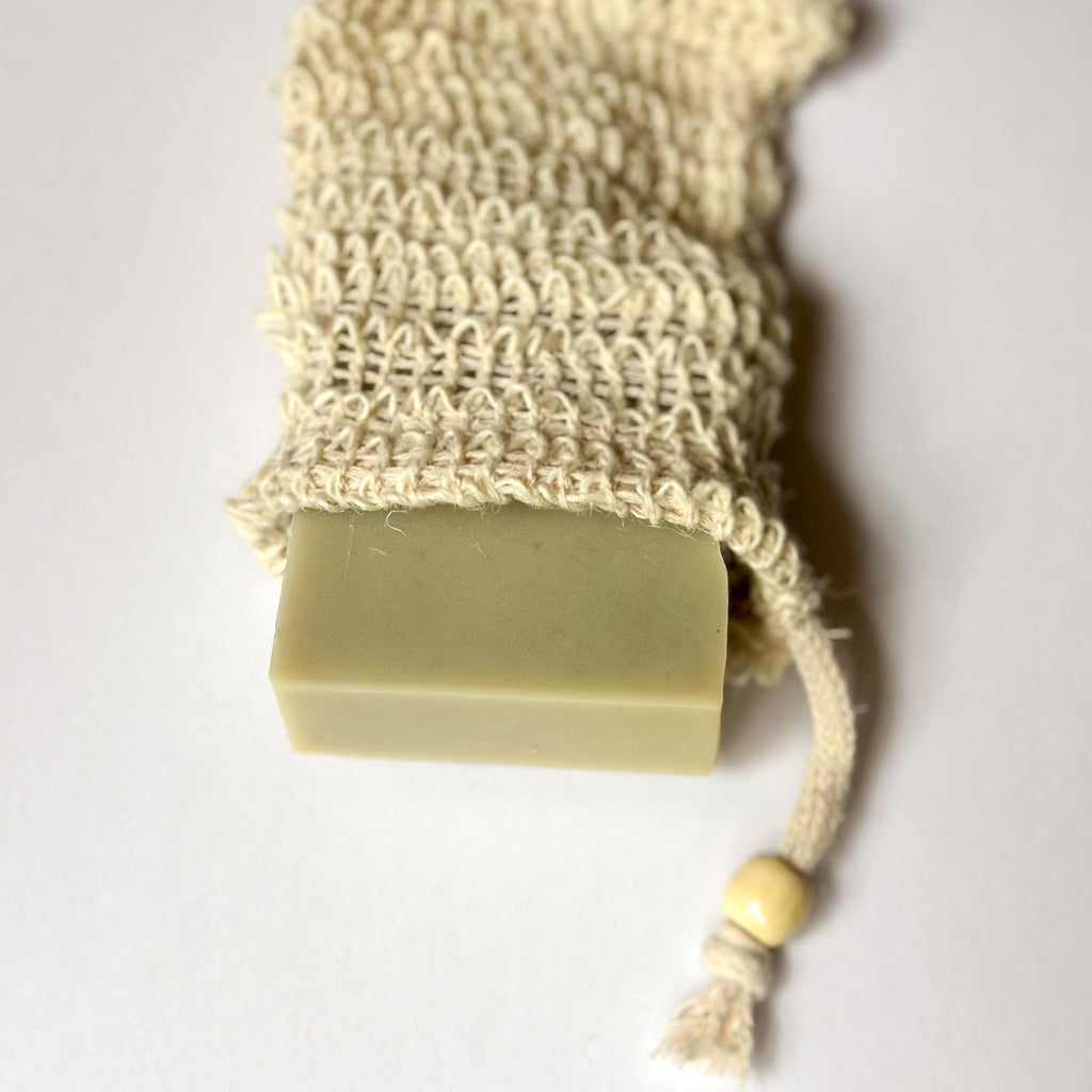 Natural Sisal Soap Saver Bag
