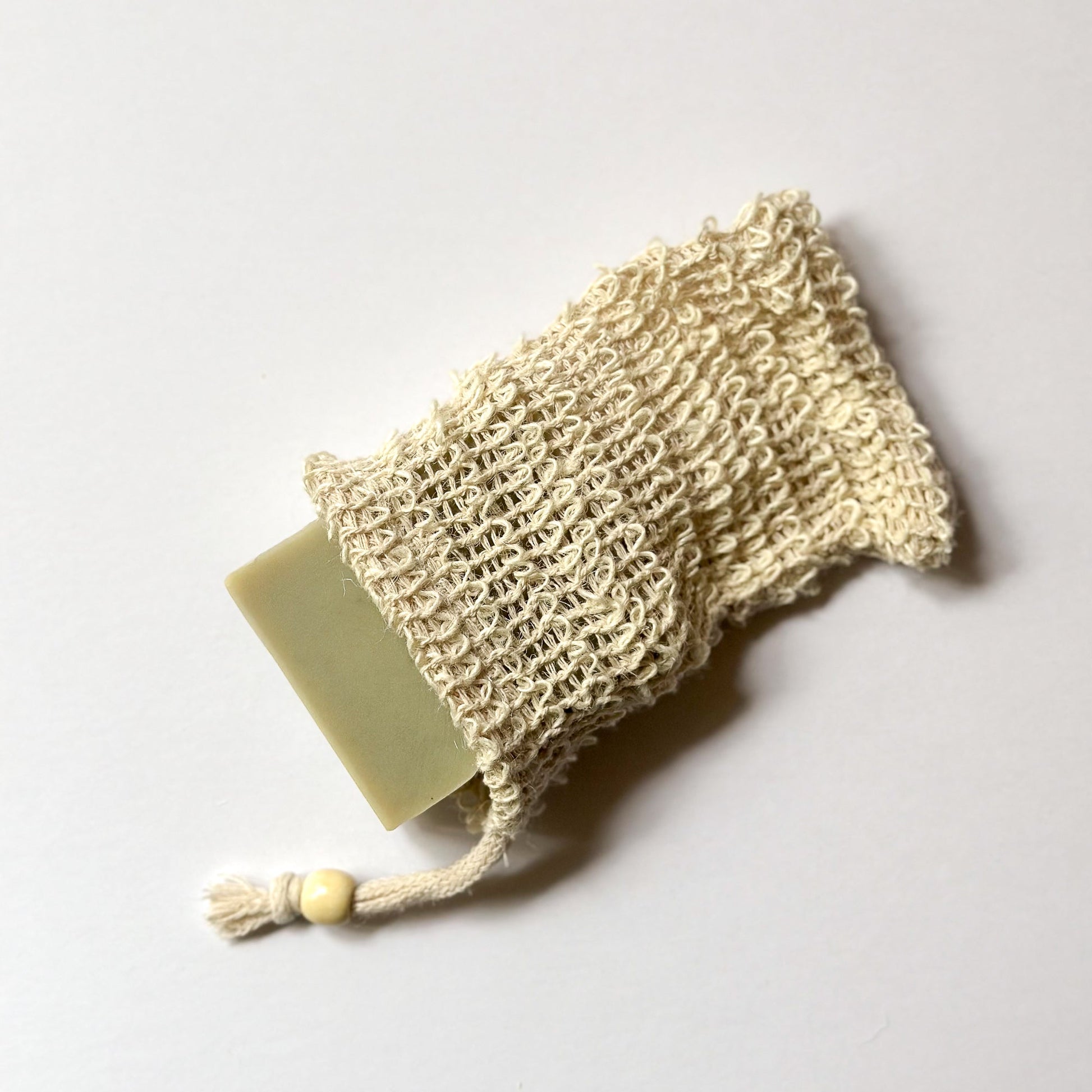 Natural Sisal Soap Saver Bag