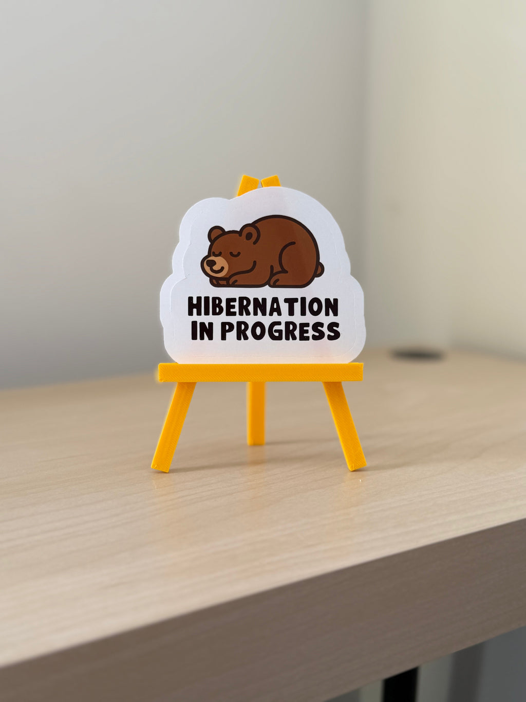 Hibernation in Progress Sticker