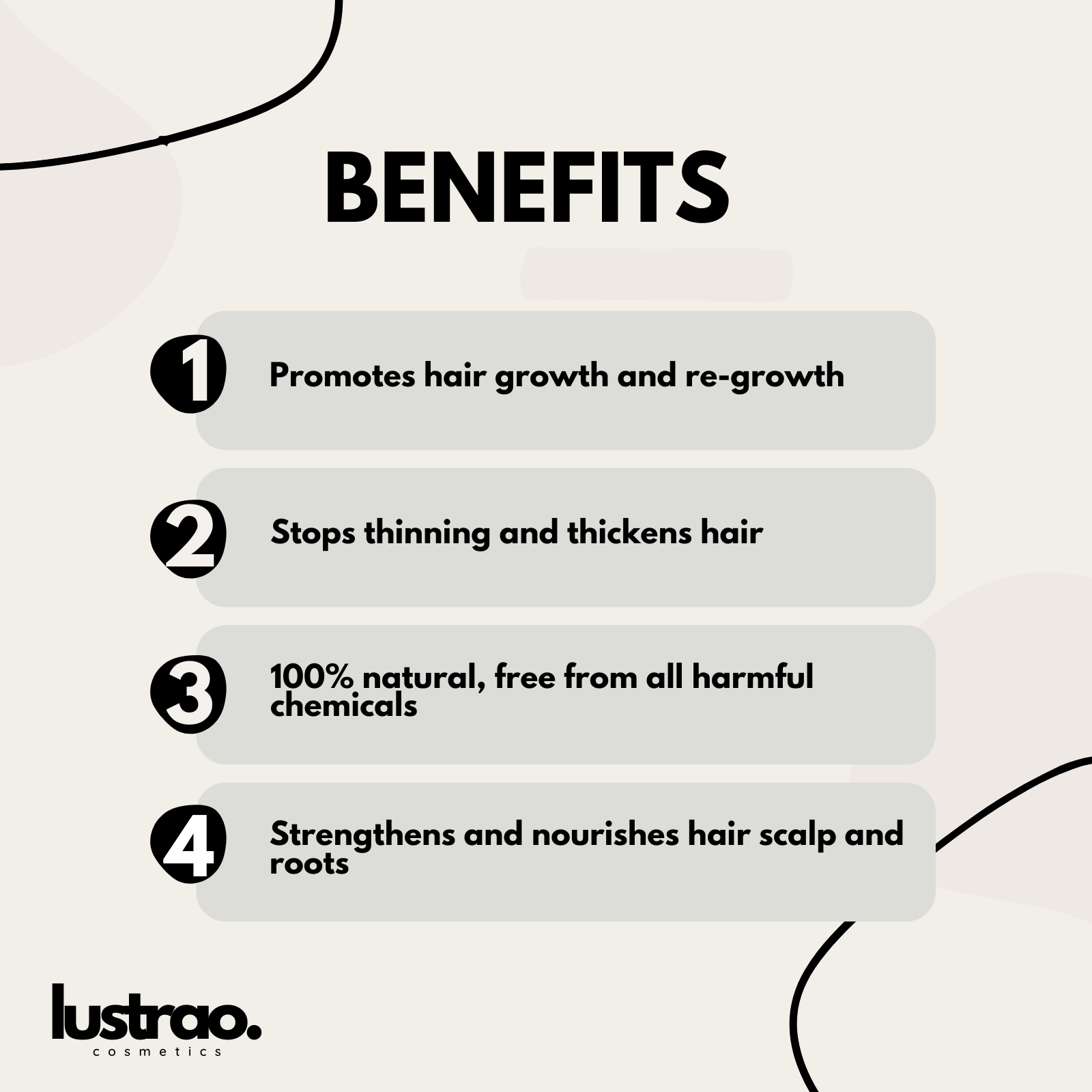 Lustrao Hair regrowth oil