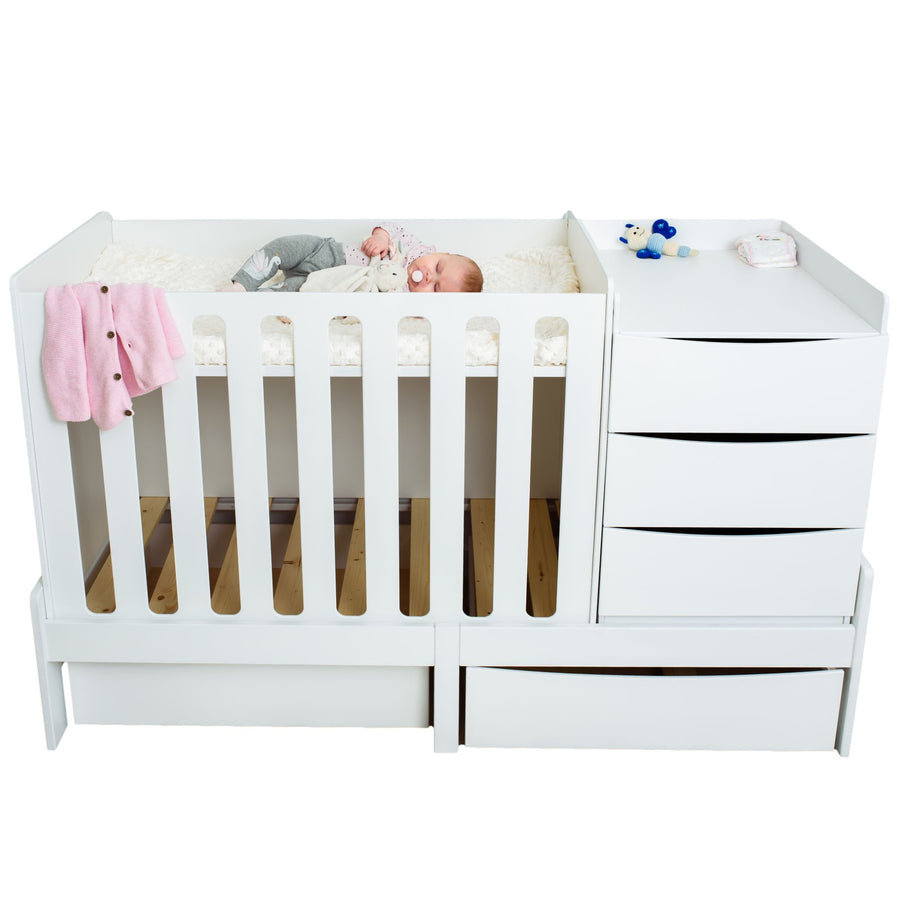 Adaptive Baby-to-Child Crib & Desk Set – Durable & Eco-Friendly by Adensen at www.brixbailey.com