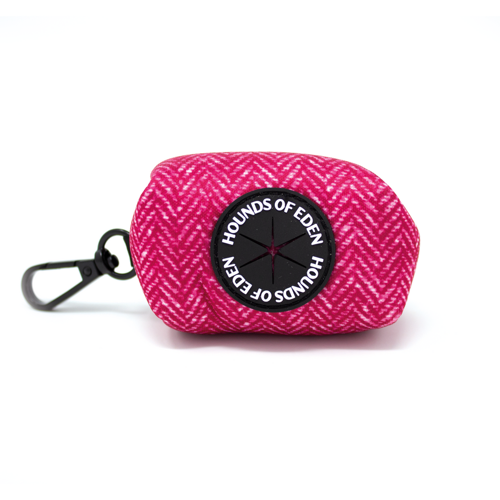 'Bella' - Pink Herringbone Dog Harness