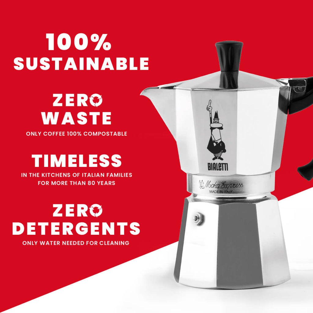 Stovetop Moka Express Coffee Maker