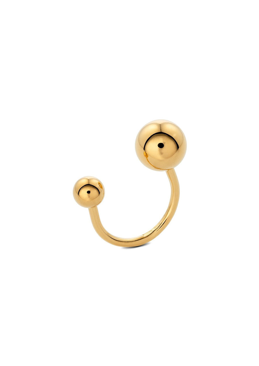 Gold Plated Bomb Ring – Chic & Eye-Catching Conversation Starter by NO MORE at www.brixbailey.com